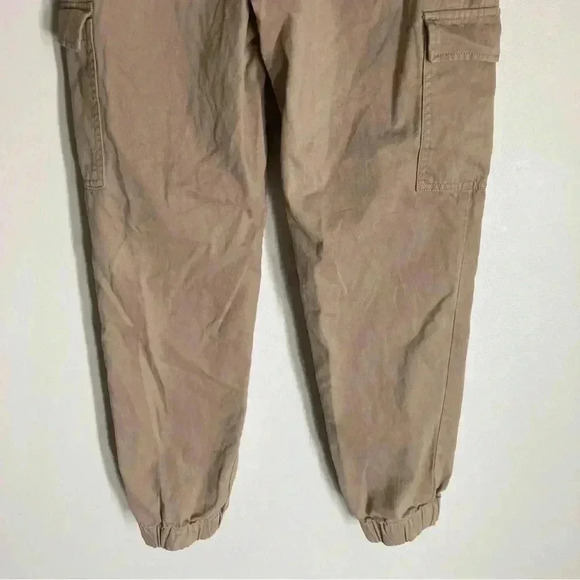 H&M Divided khaki Elastic Waist Joggers Size 4 - Picture 4 of 9